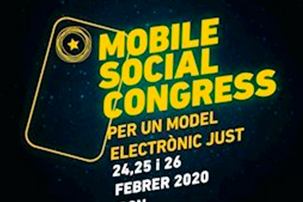 Cinquena edició del Mobile Social Congress contra el model de producció i consum de les TIC