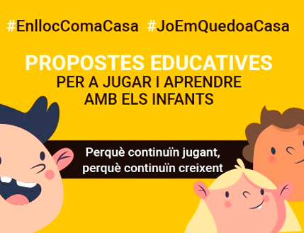 Recursos educatius per a famílies i infants durant el confinament