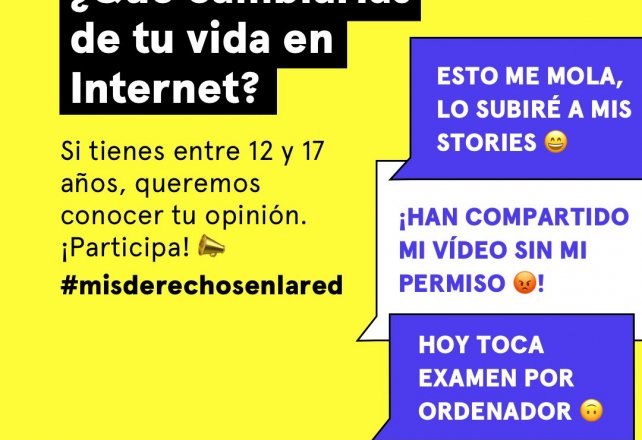 Llancen una consulta en línia sobre els  drets a la xarxa  dels adolescents