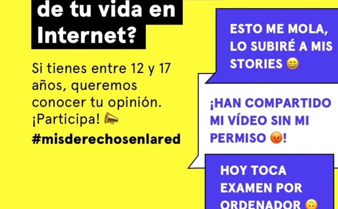 Llancen una consulta en línia sobre els  drets a la xarxa  dels adolescents