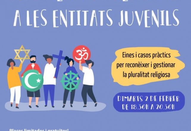 El CRAJ organitza una formació sobre diversitat religiosa a les associacions i col·lectius juvenils