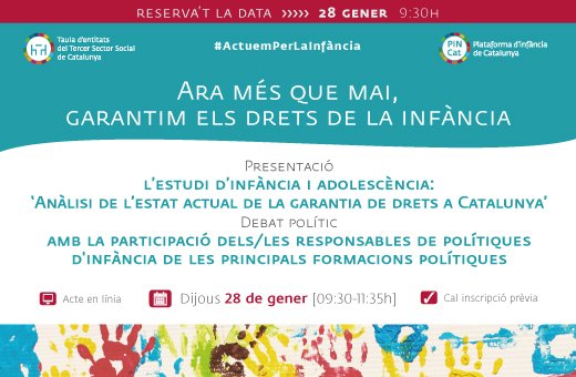 Presenten un estudi sobre l'estat actual dels drets de la infància i l'adolescència a Catalunya