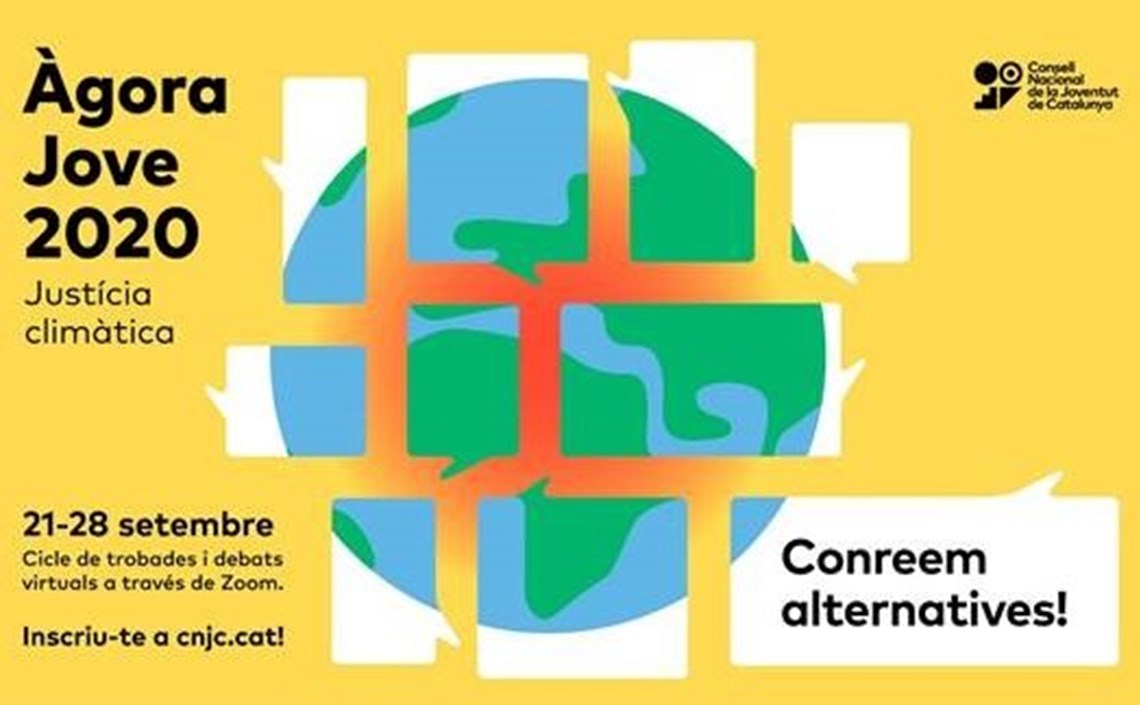 Quatre actes per  conrear alternatives per a la justícia climàtica  a l'Àgora Jove 2020