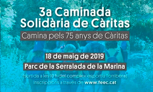 Càritas organitza una caminada solidària en el marc del seu 75è aniversari