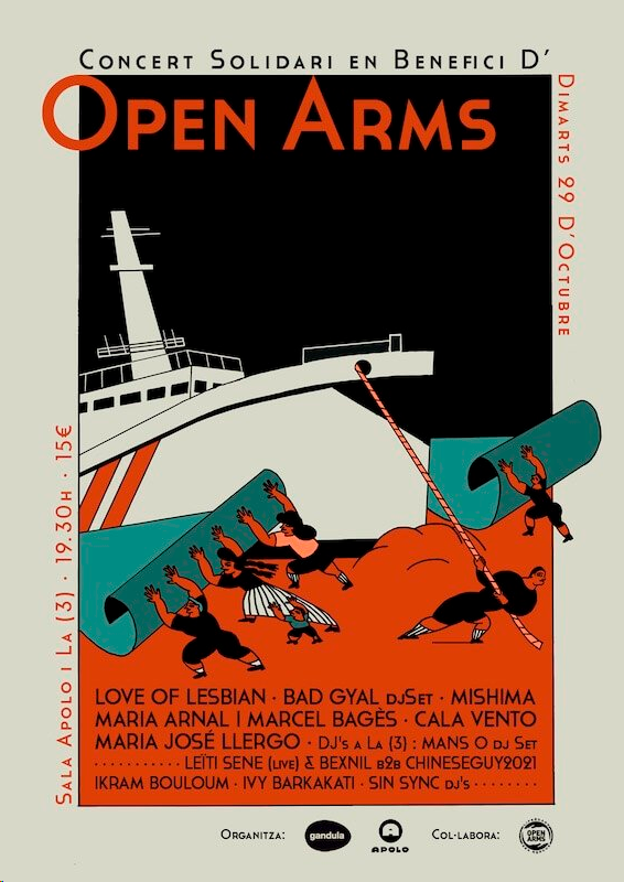 Concert solidari en benefici d'Open Arms