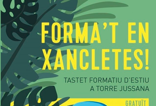 Participa a  Forma’t en xancletes 