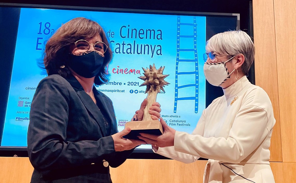 Judith Colell, guanyadora del Premi de Cinema Espiritual de Catalunya