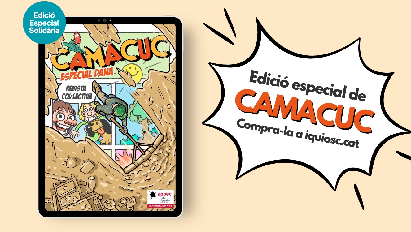 L'Estris col·labora amb Camacuc per ajudar la revista a recuperar-se de la Dana